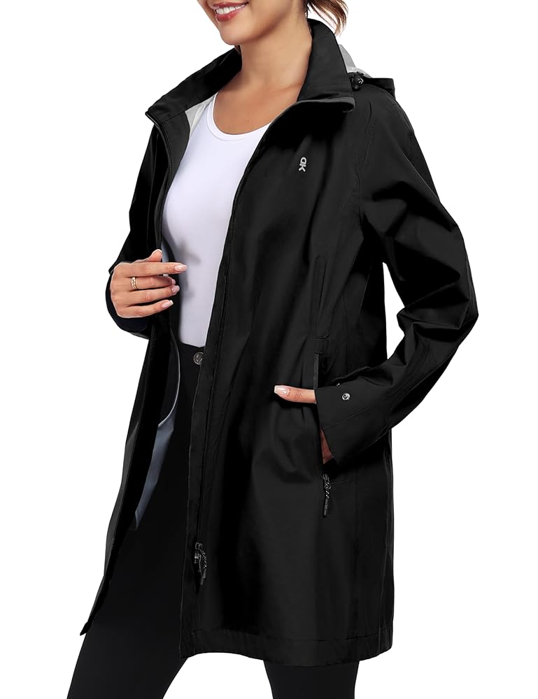 ジャケット・アウター juemi Double Drawstring Long Coat Amazon.com: Autumn Casual Double Breasted Mid-Length Trench